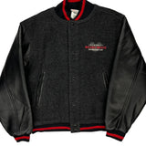 Mickey Mouse Disney Graphic Varsity Jacket - Small Black Polyester Blend