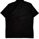 Dickies Short Sleeve Shirt - Large Black Polyester Blend