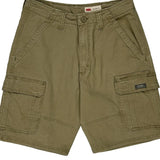 Wrangler Cargo Shorts - 30W 9L Khaki Cotton