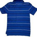 Age 8 Polo By Ralph Lauren Striped Polo Shirt - Small Blue Cotton