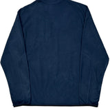 Nike 1/4 Zip - 2XL Blue Polyester