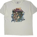 Delta Graphic T-Shirt - 2XL White Cotton