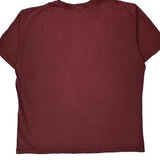 Carhartt T-Shirt - 2XL Burgundy Cotton