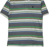 Age 13-14 Polo By Ralph Lauren Striped Polo Shirt - XL Multicoloured Cotton