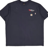 Carhartt T-Shirt - 2XL Navy Cotton