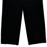 Lee Trousers - 31W UK 12 Black Cotton Blend