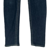 True Religion Skinny Fit Jeans - 30W UK 8 Dark Wash Cotton Blend