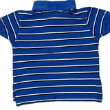 Age 9 Months Polo By Ralph Lauren Striped Polo Shirt - 3XS Blue Cotton