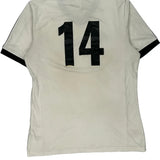 Lusa Adidas Football Shirt - Medium White Polyester