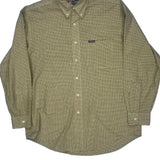 Chaps Ralph Lauren Checked Shirt - Large Green Cotton