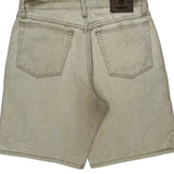 Wrangler Denim Shorts - 32W 9L Beige Cotton