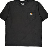 Carhartt T-Shirt - Large Black Cotton