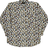 New River Patterned Shirt - Large Multicoloured Cotton