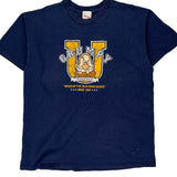 Grumpy Disney Cartoon T-Shirt - Medium Navy Cotton