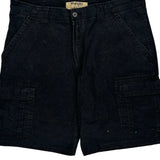Wrangler Cargo Shorts - 37W 10L Black Cotton