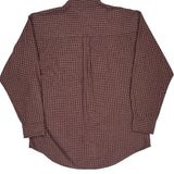 Chaps Ralph Lauren Checked Shirt - Large Brown Cotton
