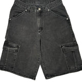Lee Cargo Shorts - 30W 11L Grey Cotton