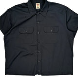 Dickies Short Sleeve Shirt - XL Black Polyester Blend