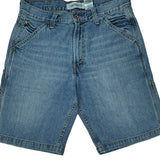 Levis Double Knee Carpenter Shorts - 32W 10L Blue Denim