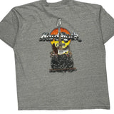 Hard Rock Cafe Graphic T-Shirt - XL Grey Cotton