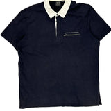 Armani Exchange Polo Shirt - 2XL Navy Cotton