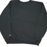 Champion Sweatshirt - XL Black Cotton Blend
