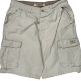 Sonoma Cargo Cargo Shorts - 34W 9L Beige Cotton