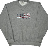 USA Lee Sport Sweatshirt - XL Grey Cotton