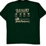 Amazing Feet Running Club Fruit Of The Loom Single Stitch T-Shirt - XL Green Cotton Blend