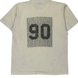 Falls High Seniors Screen Stars Graphic T-Shirt - Large Cream Cotton Blend