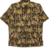 Tori Richard Floral Hawaiian Shirt - Small Black Cotton