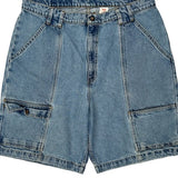 Levis Cargo Shorts - 34W 9L Blue Cotton