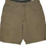 Wrangler Carpenter Shorts - 34W 10L Khaki Cotton