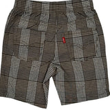 Age 4 Levis Checked Shorts - XS Brown Cotton Blend