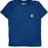 Age 10-12 Carhartt T-Shirt - Medium Blue Cotton