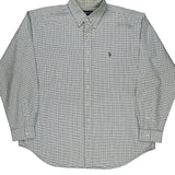 Blake Ralph Lauren Checked Shirt - XL Blue Cotton