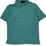 Polo By Ralph Lauren Polo Shirt - Medium Green Cotton
