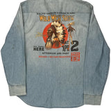 Wild West Show Polo By Ralph Lauren Graphic Denim Shirt - XL Light Wash Denim