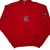 Walt Disney World 25 Years Mickey Inc Graphic Long Sleeve T-Shirt - Medium Red Cotton