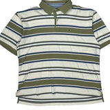 Tommy Hilfiger Striped Polo Shirt - 2XL Blue Cotton