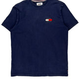 Tommy Jeans T-Shirt - Medium Navy Cotton