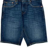 Levis Denim Shorts - 28W UK 8 Dark Wash Cotton Blend