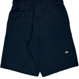 Dickies Shorts - 32W 9L Navy Polyester Blend