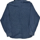 Claudio La Viola Shirt - Large Blue Cotton