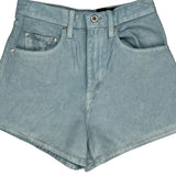 Silver Tab Levis Denim Shorts - 27W UK 10 Light Wash Denim