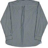 Tommy Hilfiger Striped Shirt - Large Blue Cotton