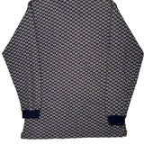 Me Sport Checked Polo Shirt - Small Navy Cotton Blend