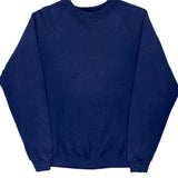 90S Blank Made In USA Sturdy Sweats Sweatshirt - Large Blue Cotton