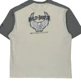 Motorcycles Harley Davidson Graphic T-Shirt - XL Gray Cotton