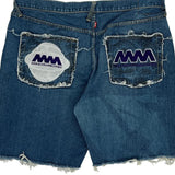 Rmc Denim Shorts - 30W 10L Blue Cotton